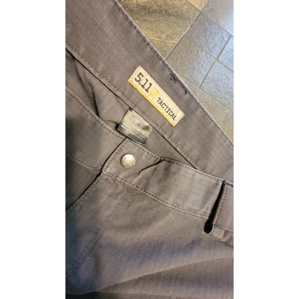 5.11 511 Tactical Pants Men 42x30 Gray Cargo Ripstop Fast‎ Tac Urban Hike Fish - Picture 5 of 9